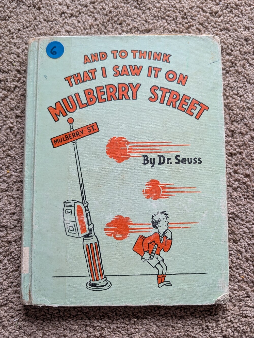 Dr. Seuss And To Think I Saw It On Mulberry Street Book (First Edition 1937)